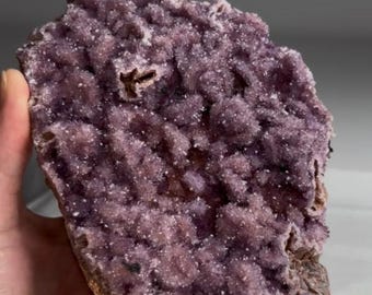 Unusual Pink Amethyst After Barite Pseudomorph Specimen