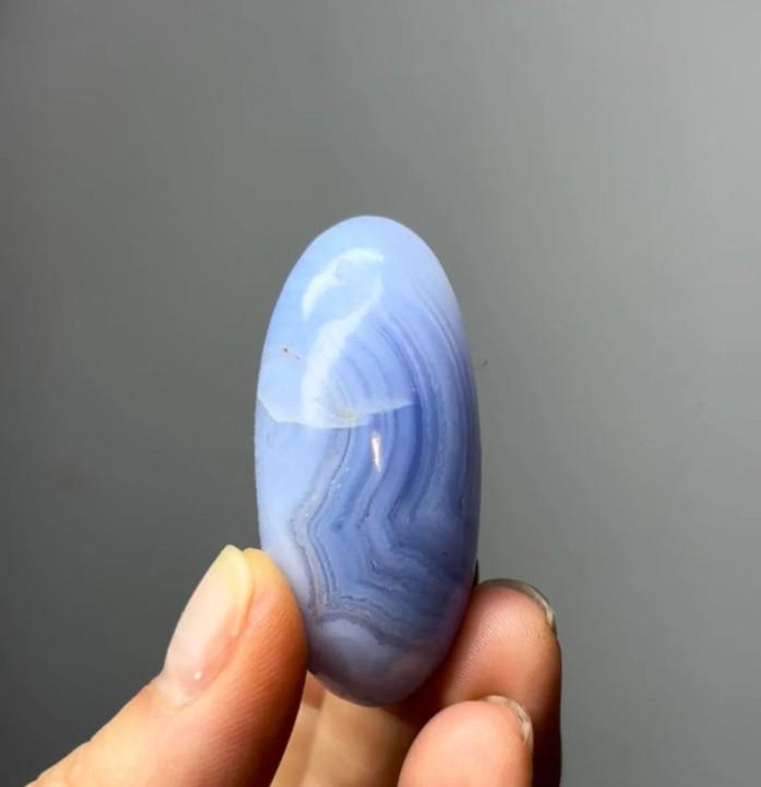 ブルーレースアゲートリンガム - Etsy 日本