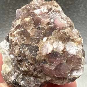 42g Lepidolita Botioidal/Mineral Rico em Lítio/Mica/Ansiedade/Metafísica/Todos os Cristais Naturais/Brasil