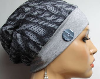 ELEGANCA DAMEN MÜTZE CHEMO TURBAN Beanie Haarausfall Chemotherapie Cap Laura NEU