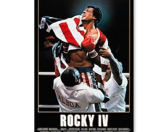 Rocky Balboa Movie Wall Décor Rocky IV Champion Poster Home Workplace Artwork