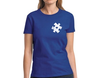 Puzzle Piece Autism Awareness T-Shirt Autism Crewneck Shirt Gift Gift for Him Autism Flag Tshirt Special Education Tshirt Gift for Her