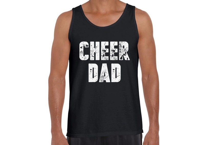 Cheer Dad Tank Top for Men Cheering Dad Muscle Shirt Funny Dad Etsy