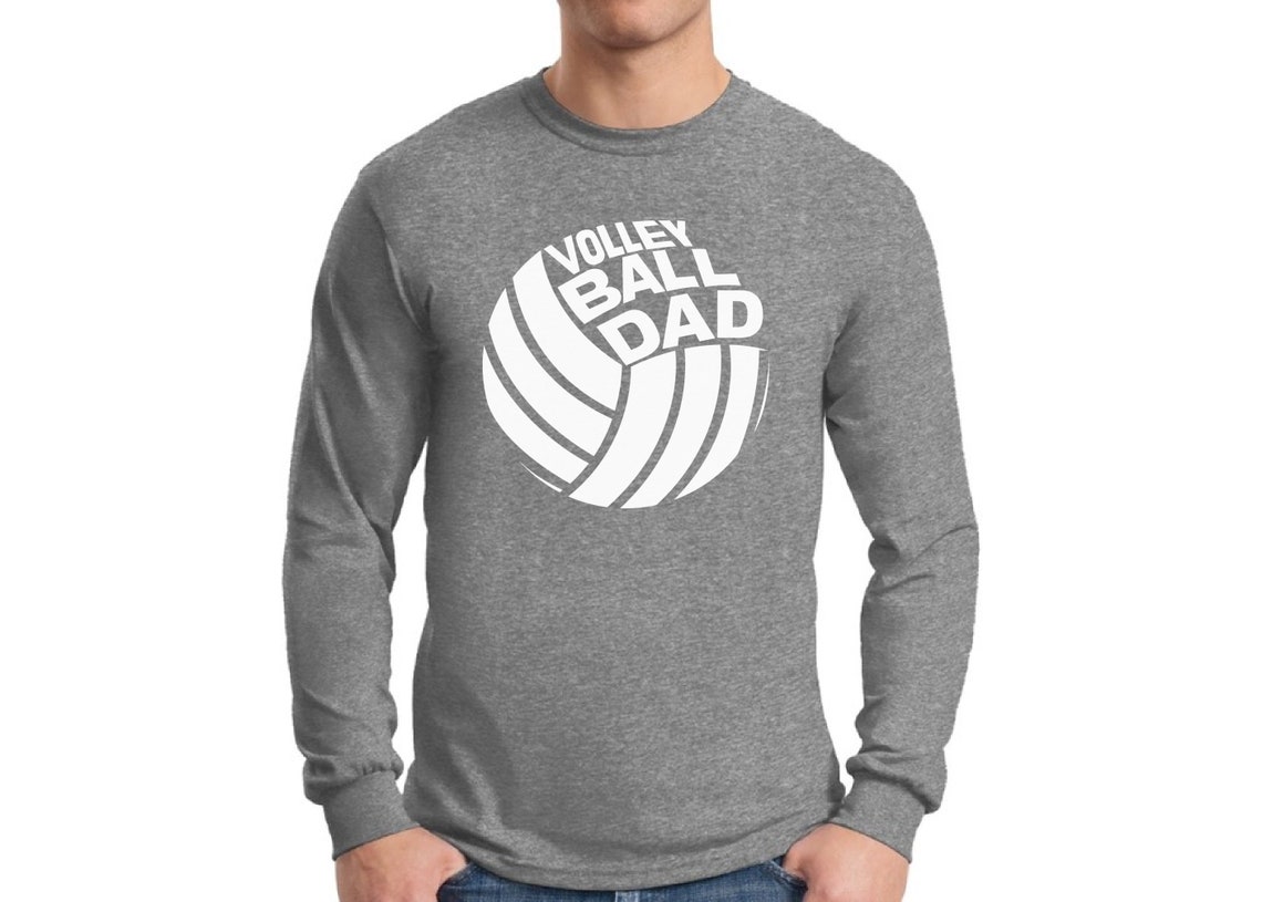 Volleyball Dad Long Sleeve Tshirt Volleyball Gifts for Dad Etsy