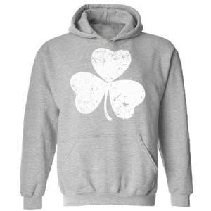 Clover Leaf Hooded Sweatshirt Shamrock Hoodie Sweater for Men and Women Lucky Outfits St. Patrick's Day Gifts for Him and Her Irish Party image 4