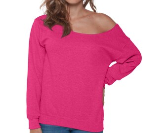 Off Shoulder Top Slouchy Oversized Sweatshirt Off Shoulder Sweater