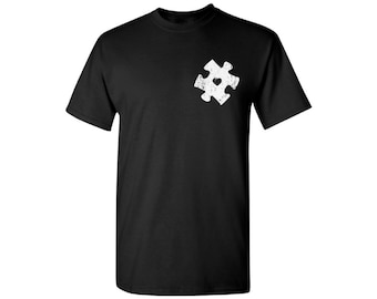 Autism Awareness Puzzle Shirt Autism Puzzle Tshirt for Men Men's Autism Awareness Shirts Autism Shirt Men Support Autism Gifts for Him
