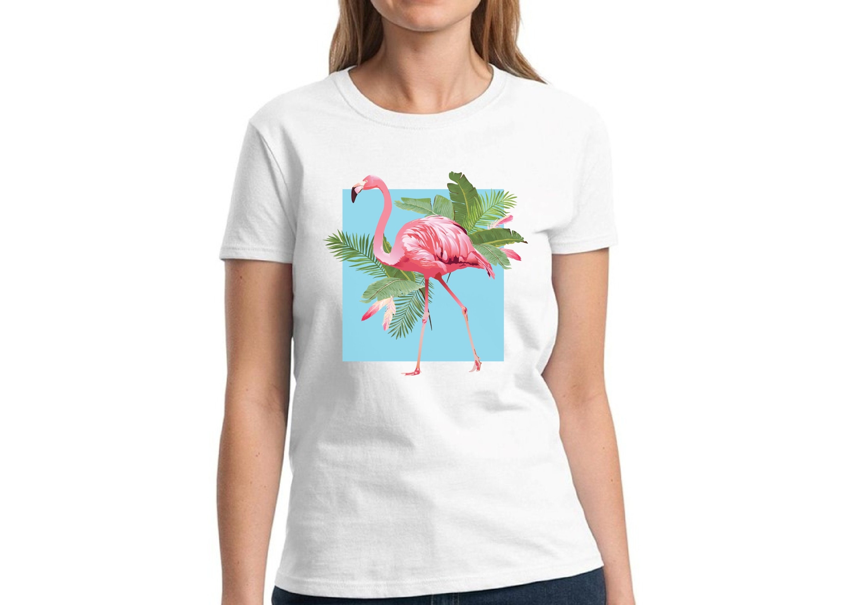 Punk Flamingo Shirt. Women's Pink Flamingo Tshirt. | Etsy