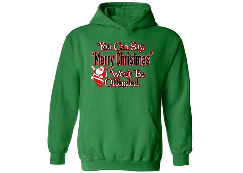 ugly christmas hooded sweatshirt
