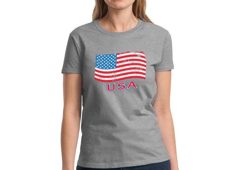 USA Tshirt American Flag Shirt 4th of July Tshirt USA Shirts | Etsy