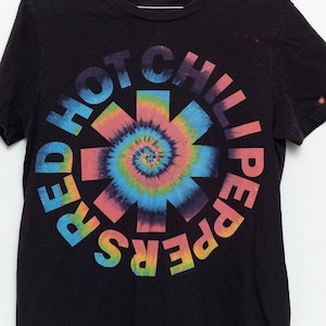 Red hot chili peppers shirt tie dye - Etsy 日本