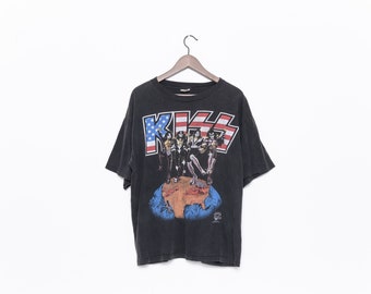 Vintage Classic Logo KISS Ladies Tee