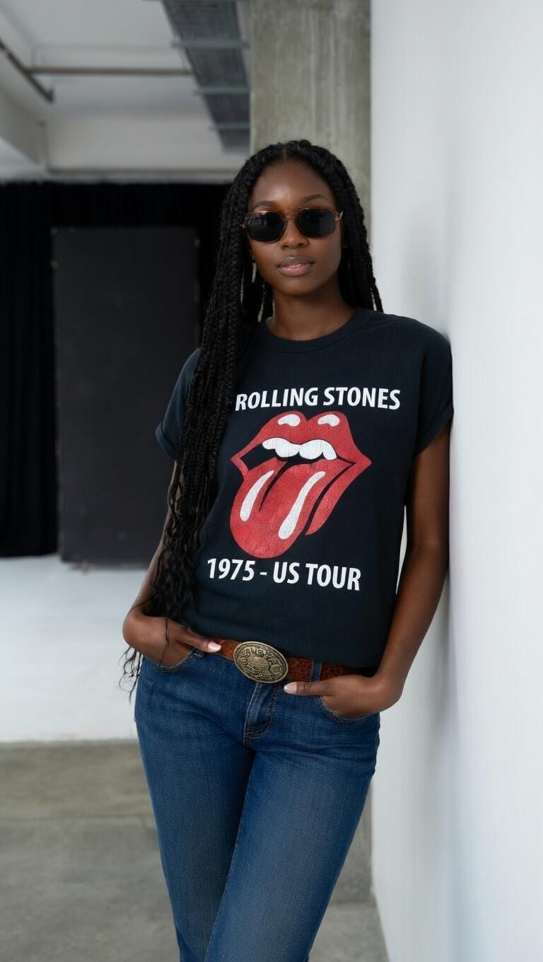 Rolling Stones 1975 T Shirt - Etsy