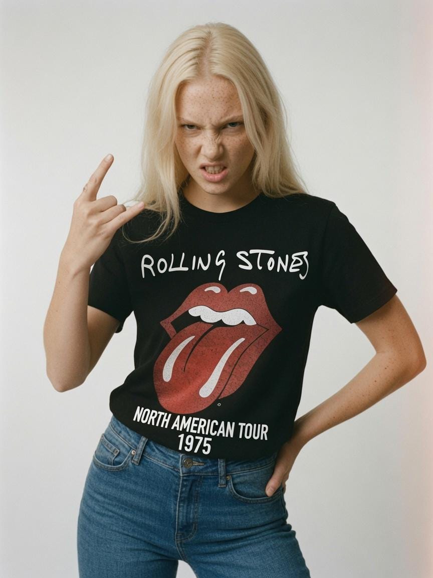 Rolling Stones Tour of the Americans 1975 Tee Shirt - Etsy