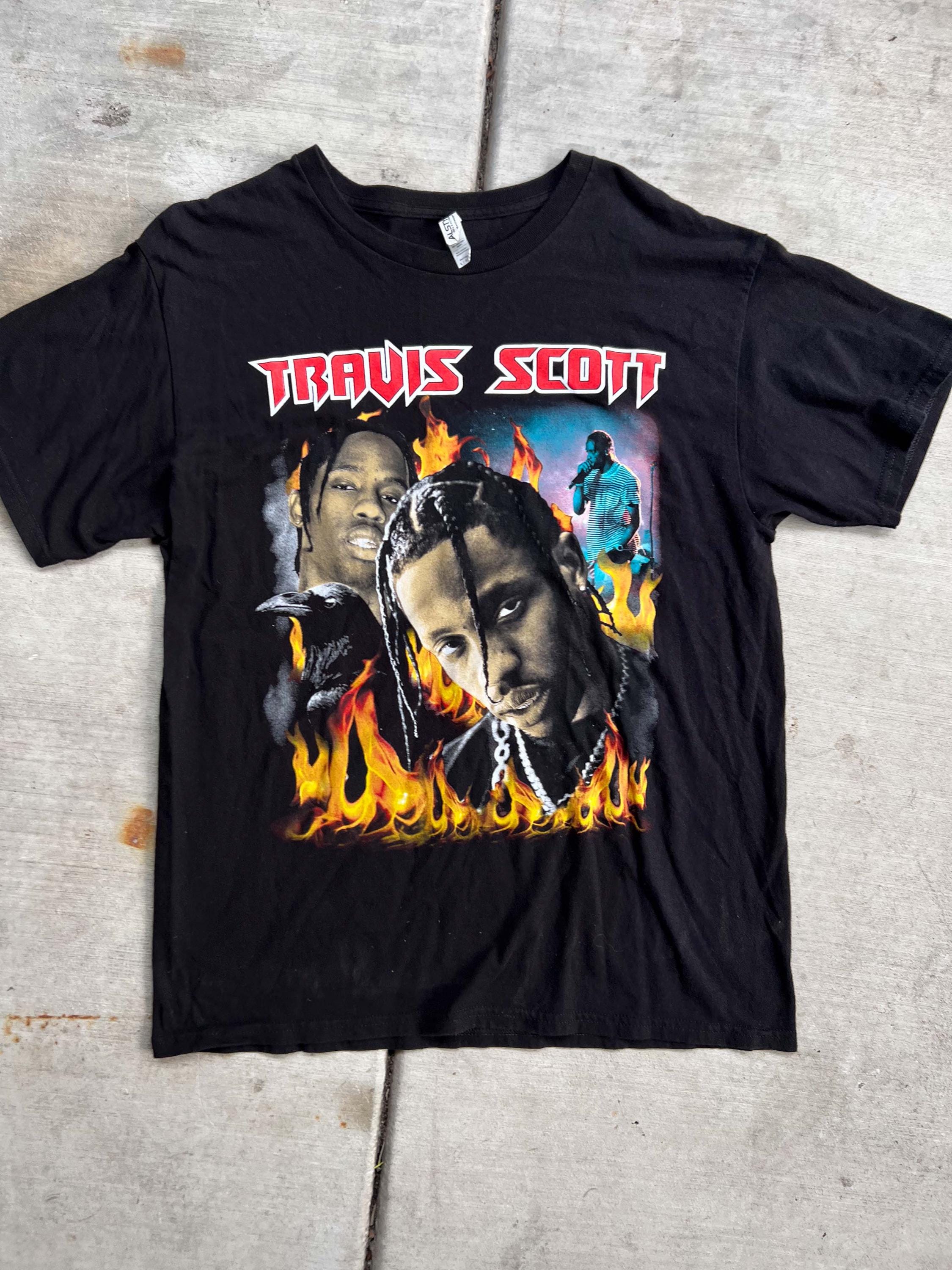 Travis Scott Tshirt - Etsy Singapore