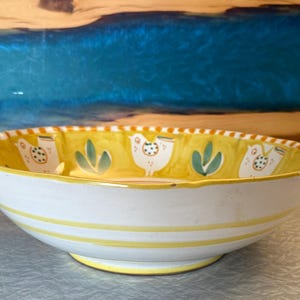 Solimene Vietri Ceramic Pasta Bowl Set of 5 image 7