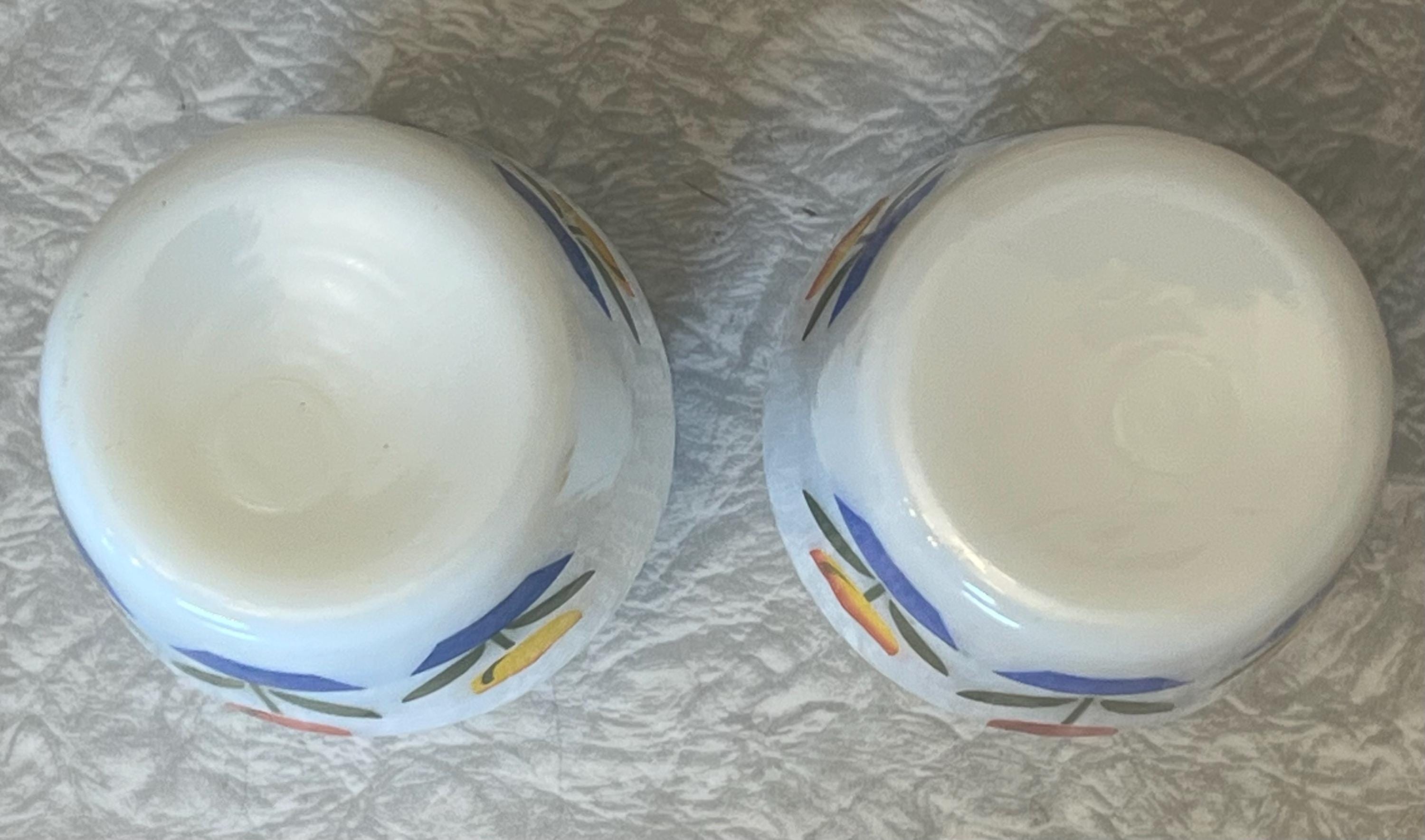Vintage Fire King Tulips Salt and Pepper Shakers With