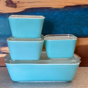 Pyrex Robins Egg Blue Refrigerator Dishes - Etsy