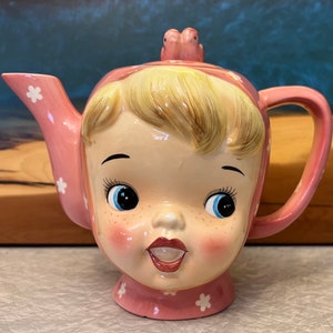 アメリカンヴィンテージ ナプコ ミスキューティーパイ ティーポット ピンク☆レア アメリカンヴィンテージ ナプコ ミスキューティーパイ