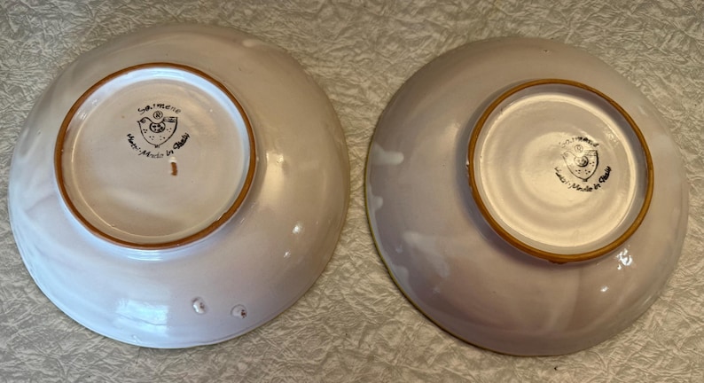 Solimene Vietri Ceramic Pasta Bowl Set of 5 image 19