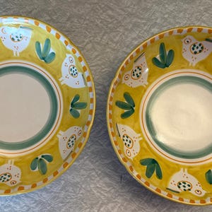 Solimene Vietri Ceramic Pasta Bowl Set of 5 image 18