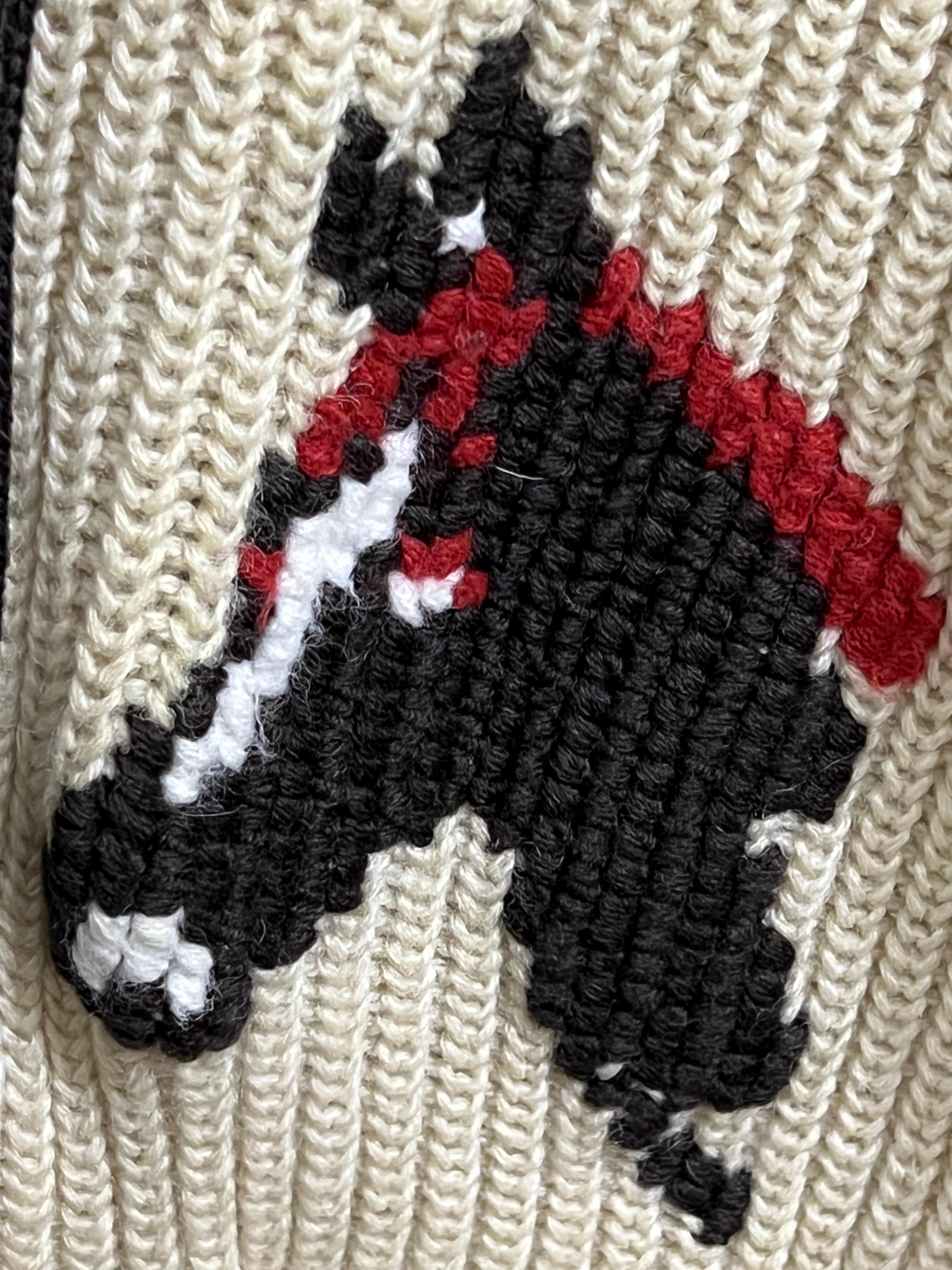 Vintage Canadiana Caldwell Hand Fashioned Horse Pattern Knit/sweater ...