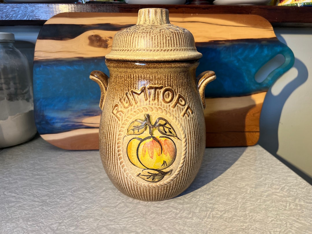 Vintage Rumtopf Large Stoneware Jar/ Canister/w Germany/801-28 - Etsy