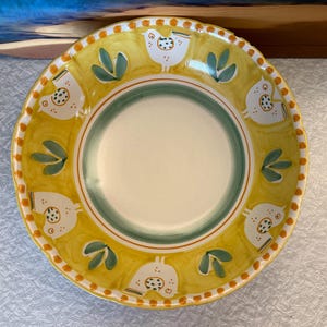 Solimene Vietri Ceramic Pasta Bowl Set of 5 image 6