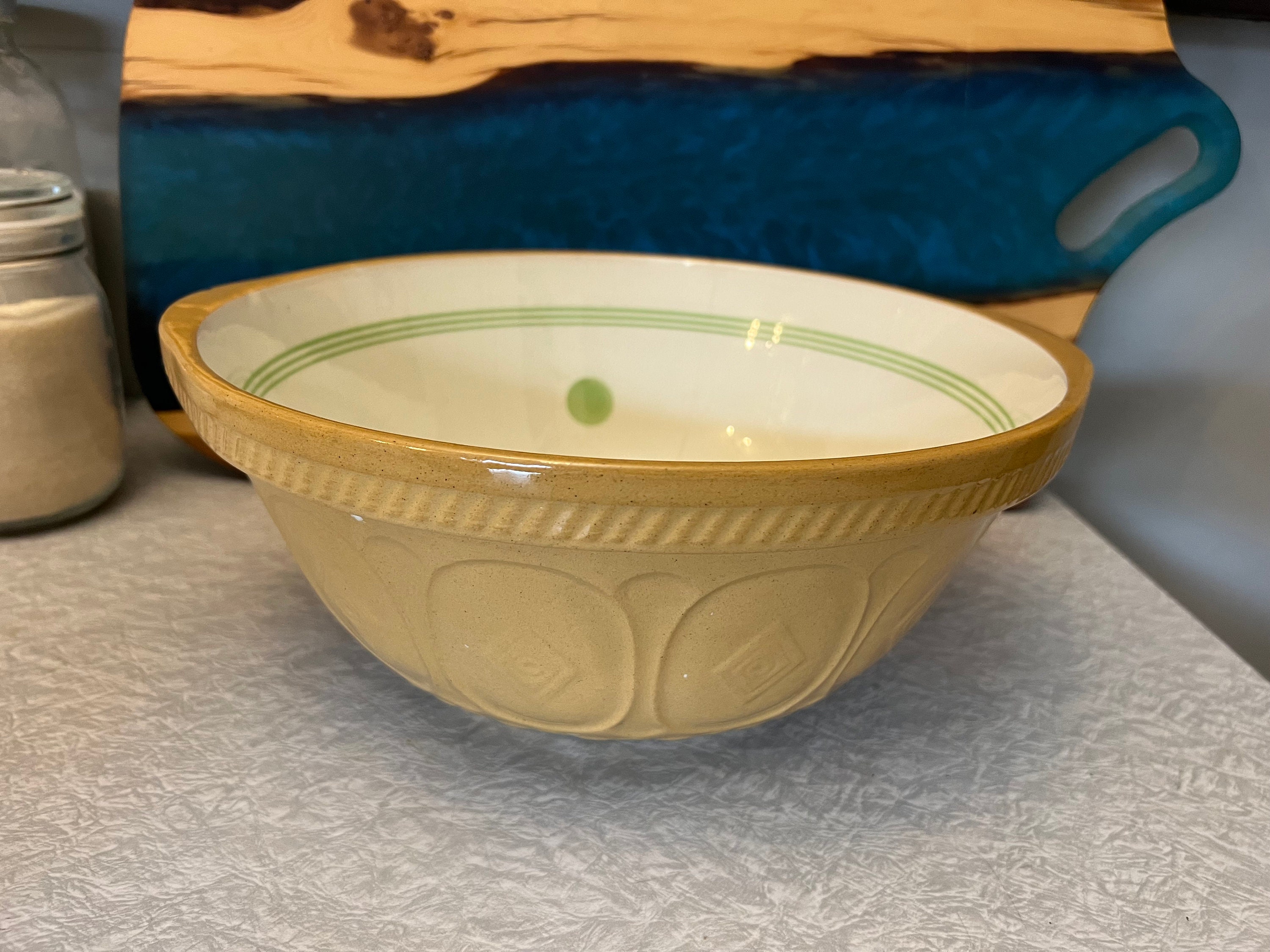 Vintage 1930's TG Green & Co.ltd/the Easimix Bowl/green Dot