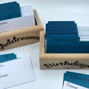 Adres- en verjaardagsboxset Limited Edition, organisator, briefpapier, adresboek, verjaardagen, herinneringen