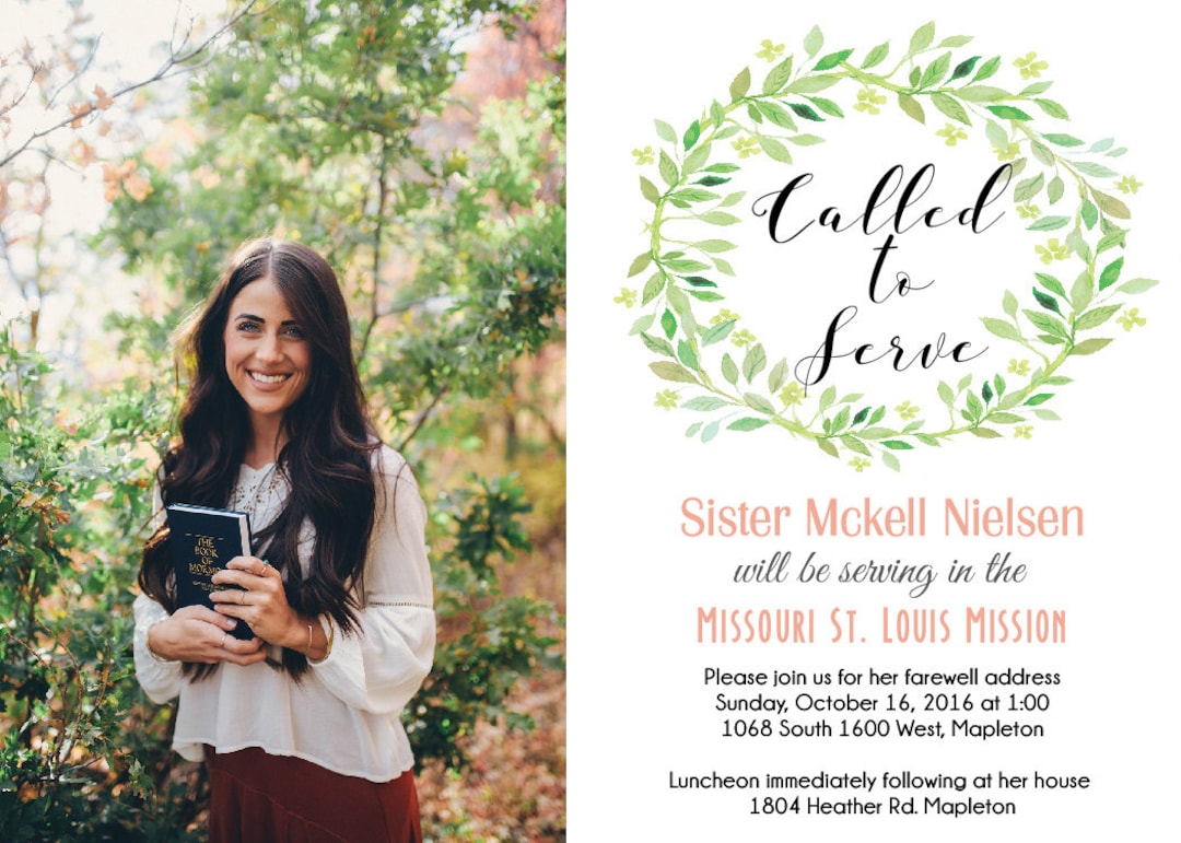 Missionary Cards - Missionary Announcements - Missionary Farewell Cards ...