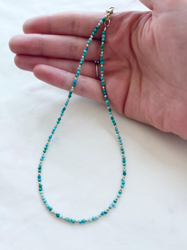The Coastline Necklace // Ocean Collection // Turquoise // - Etsy