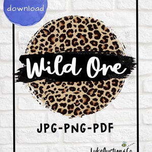 Wild One | Digital File | instant download