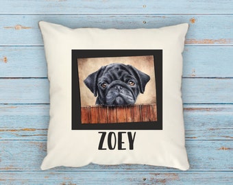 Pug pillow case | Etsy Pug pillow case | Etsy