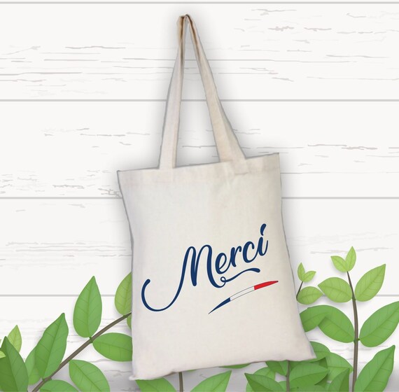 Merci Merci Bag Wedding Welcome Tote Bag Merci Gifts | Etsy