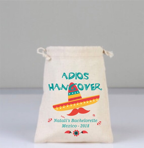 10 Stück Hangover Kit Beutel – Musselin Mit Kordelzug, Für Gastgeschenke, Junggesellinnenabschied & Party