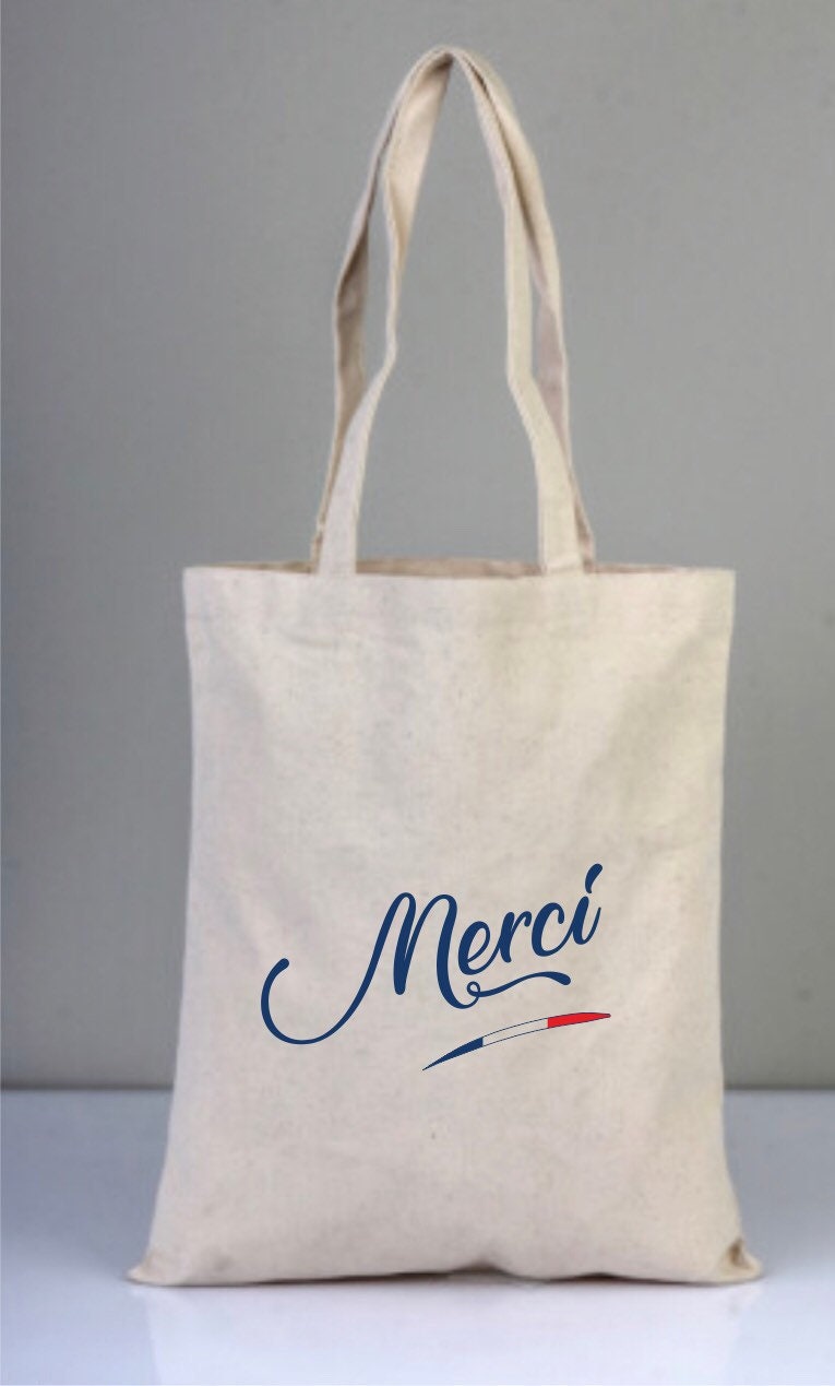 Merci Merci Bag Wedding Welcome Tote Bag Merci Gifts | Etsy