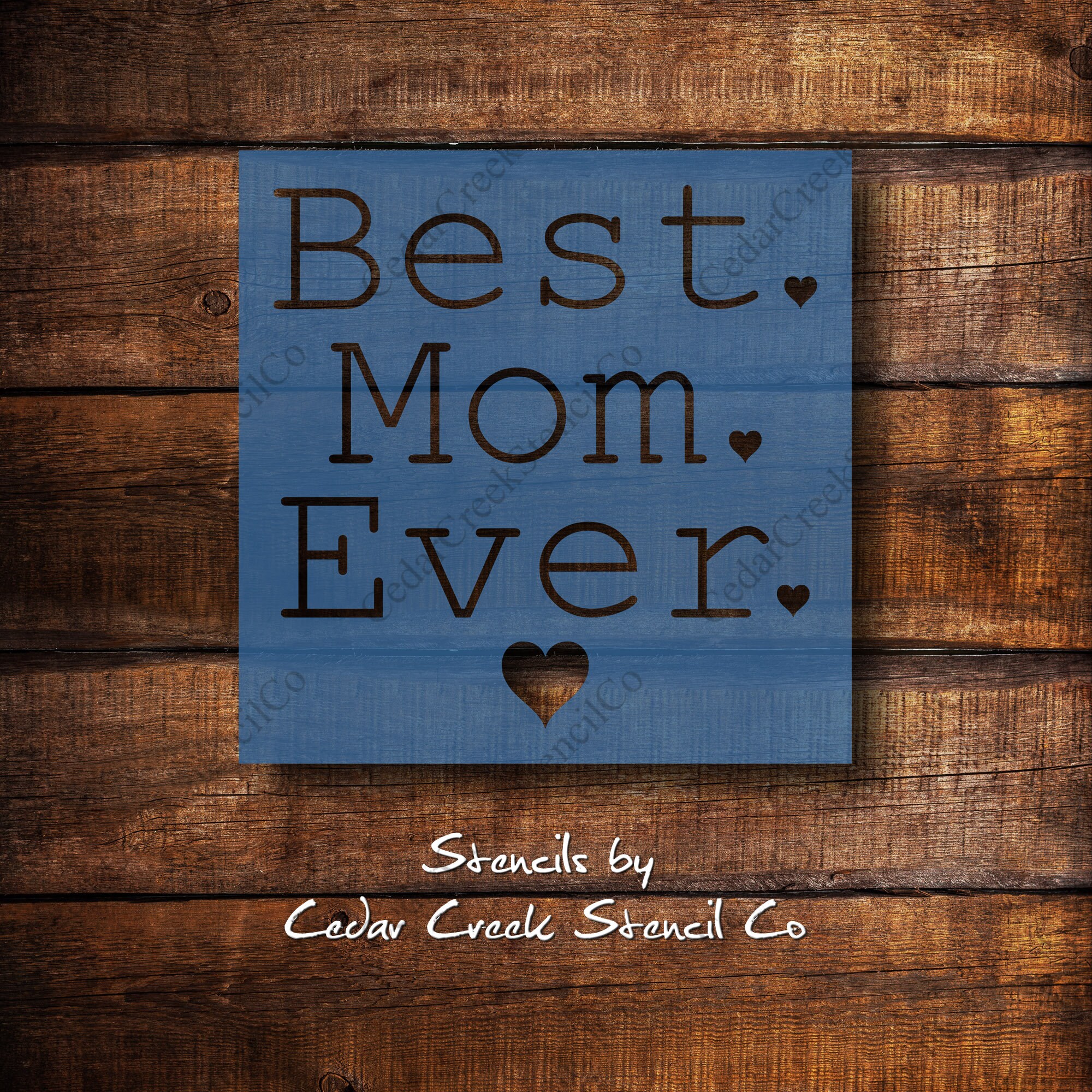 Best Mom Ever Reusable Stencil Mothers Day Craft Stencil Mom | Etsy