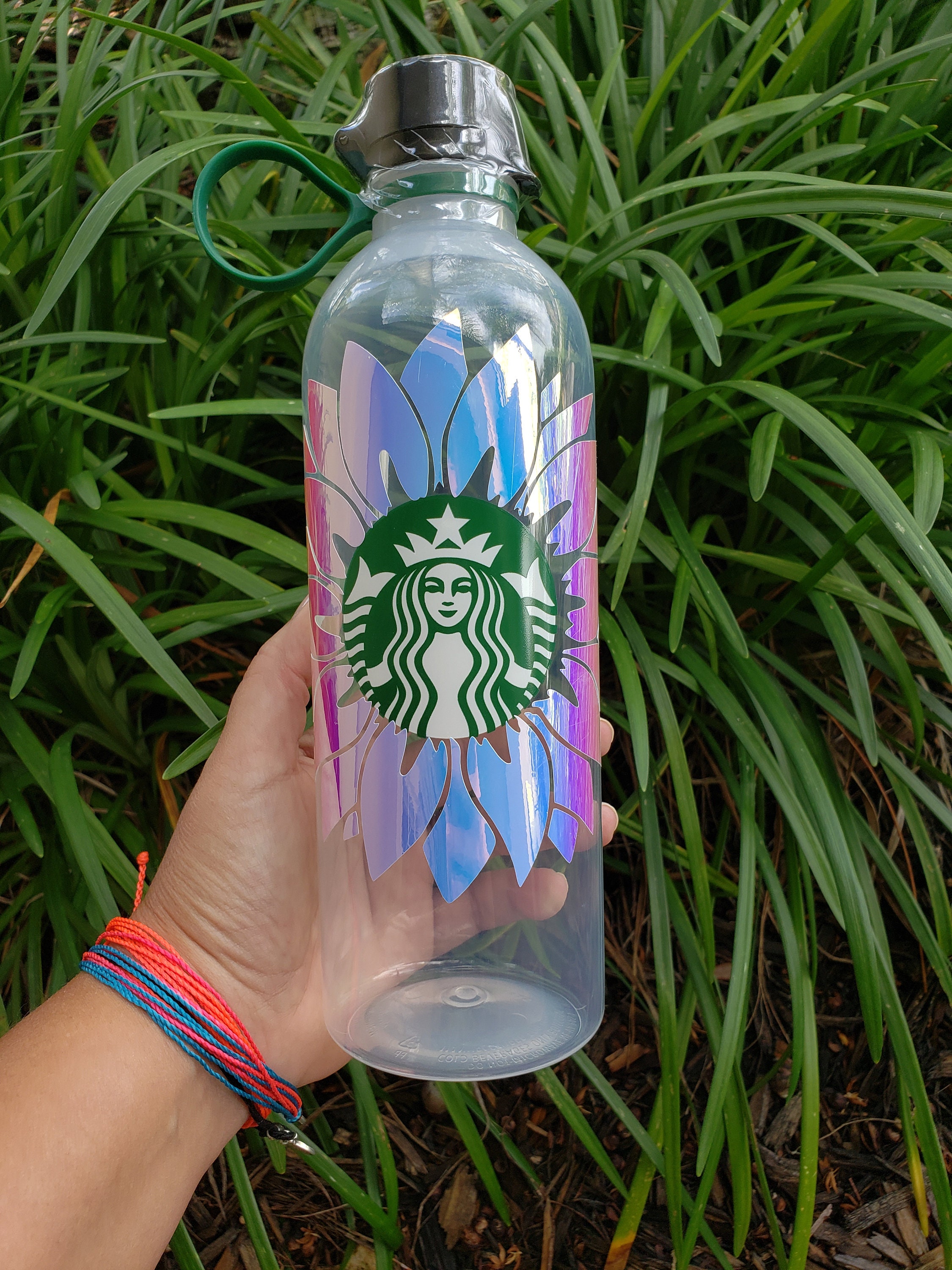 Starbucks Handmade Glass Bottles