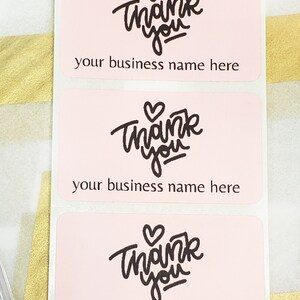 Small Business Stickers, Thank You Stickers, Shipping Labels, Small Shop Business Stickers, Custom Business Stickers, Etsy Shop Small