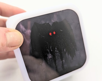 Cryptid LED Alarm Clock - Mothman, Loch Ness, Chupacabra - colour changing alarm clock