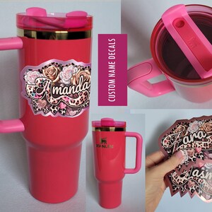 Unique gifts for her, graduation gifts for her, anniversary gifts for her, personalized Stanley cup, Stanley cup accessories