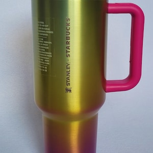 Personalized Gift Stanley cup Style | gifts for her | Gold Starbucks Stanley Style 40 oz | graduation gifts for her, unique gifts for her