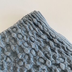 Linda 100% Cotton Waffle Weave Stonewashed Turkish Hand and Bath Towel Set bild 8