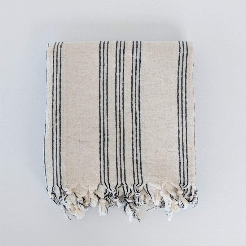 Turkish Towel The Ultimate Peshtemal Beach Bath Travel Peshtemal Fouta Sarong Cotton Towels image 3