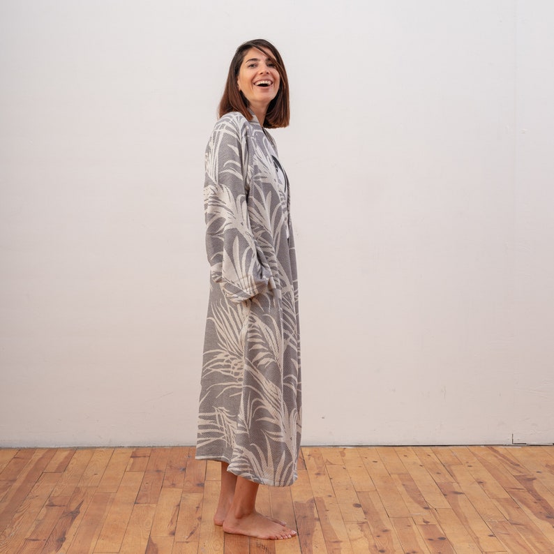 Zoey Cotton Kimono Beach Cover Up Boho Kimono Beach Cover Etsy