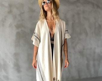 100% Cotton Kimono and Cover Up for Beach