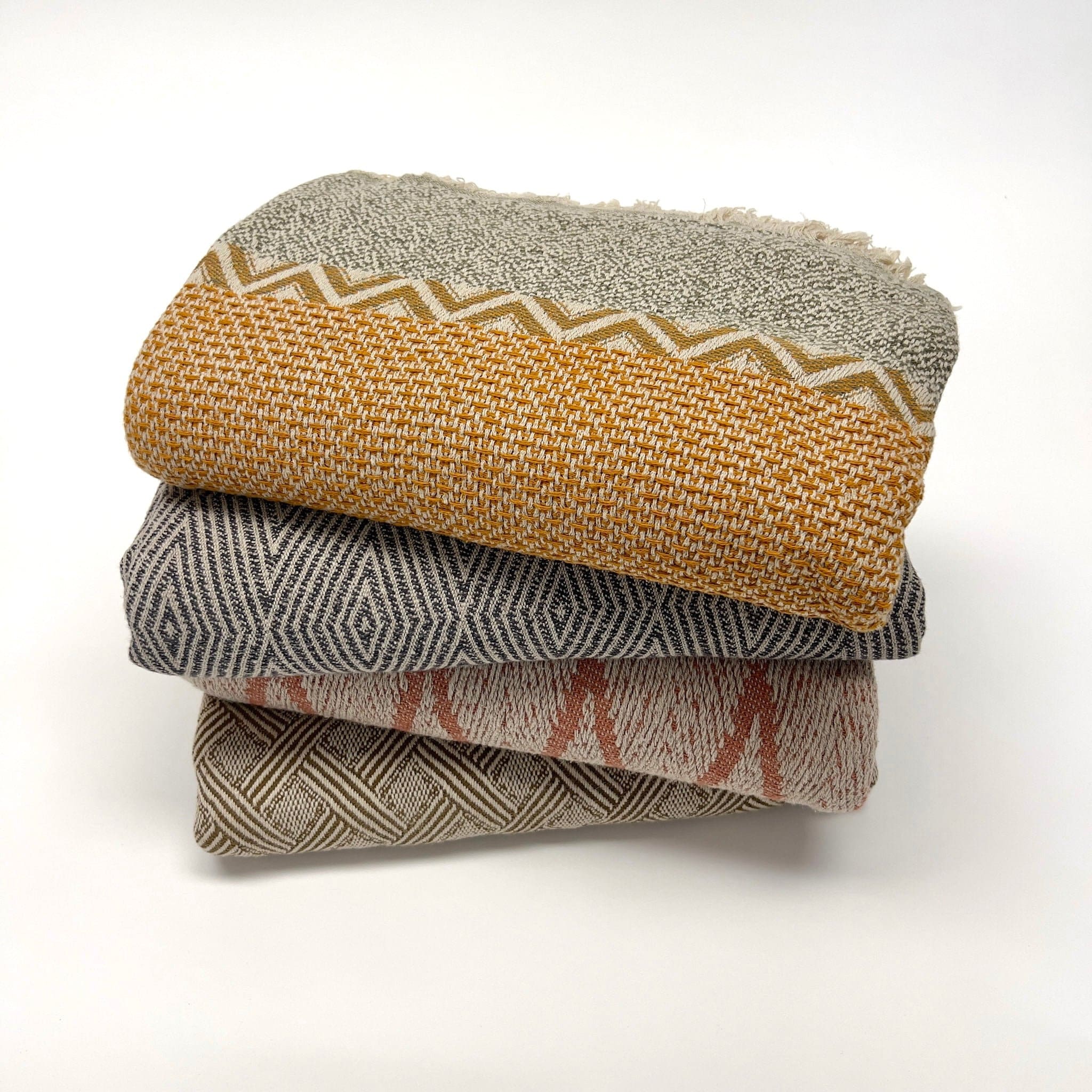 Dylan Linen and Cotton Turkish Throw Blanket Etsy