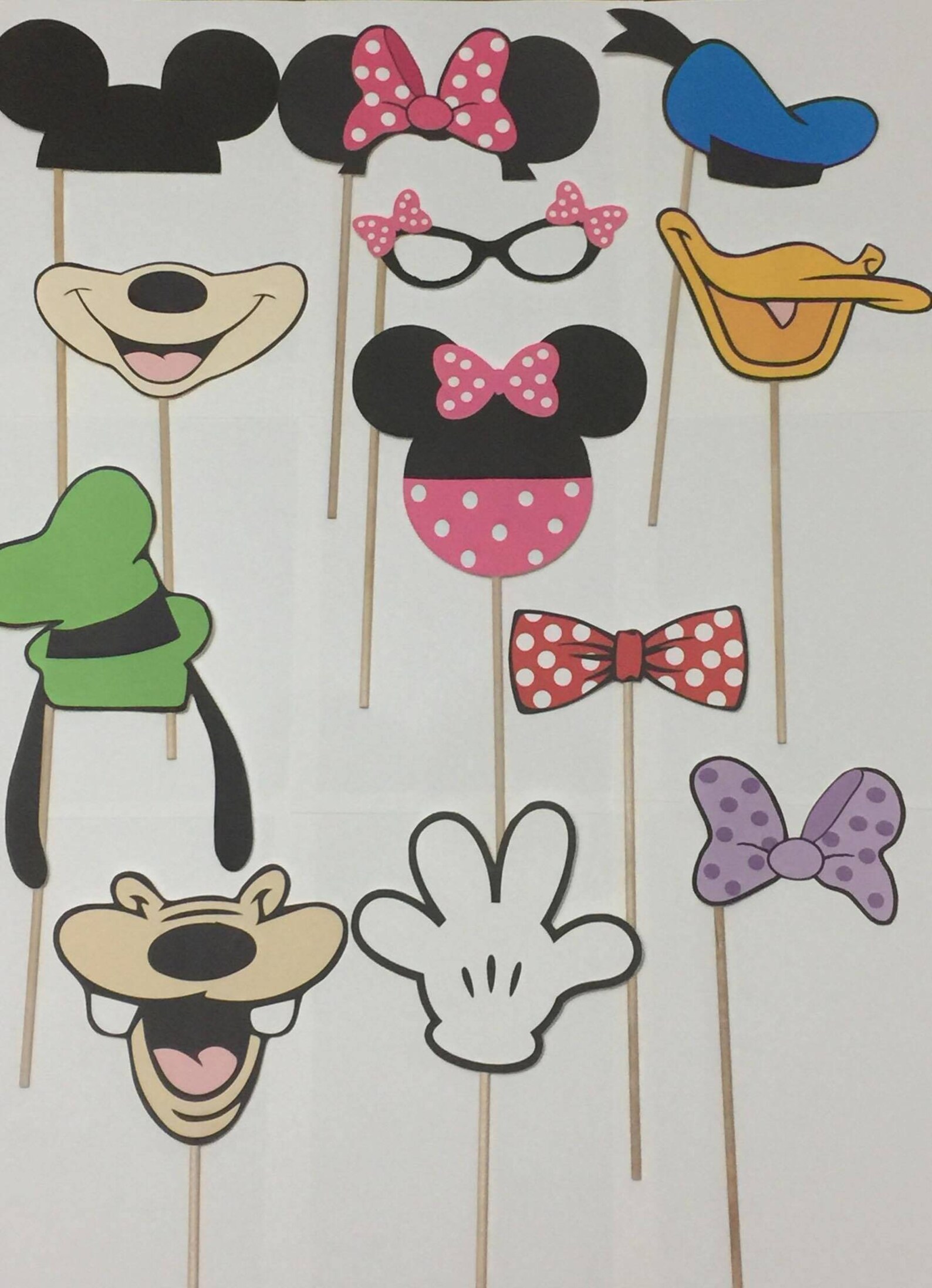 Mickey Mouse Clubhouse Photo Booth Props, Mickey Mouse Birthday Party ...