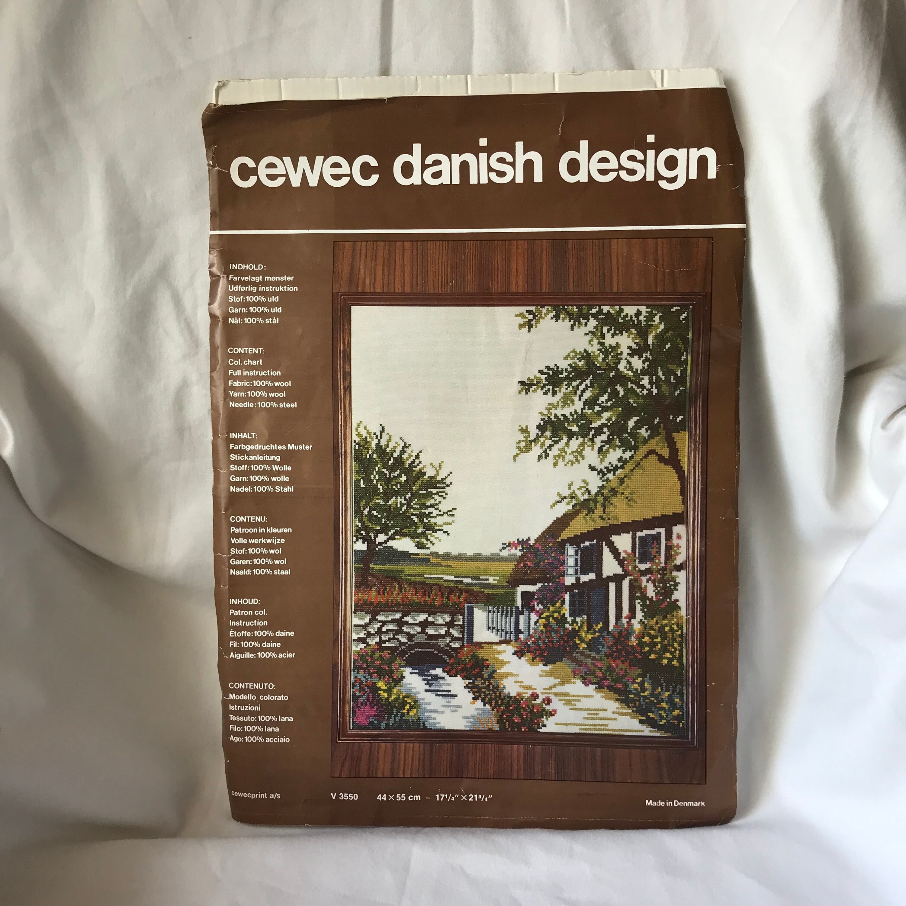 Cewec Danish Design Wool Cross Stitch Kit Complete Country Etsy Cewec Danish Design Wool Cross Stitch Kit Complete Country Etsy